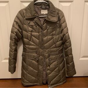 Laundry By Shelli Segal Olive Puffer Jacket